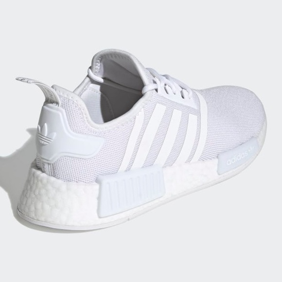 adidas NMD R1 Primeblue Triple White - Picture 3 of 8